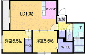 BIBOスクエア千歳の間取り