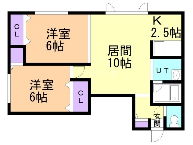 ガーディニア羊ヶ丘Ａ棟・Ｂ棟の間取り