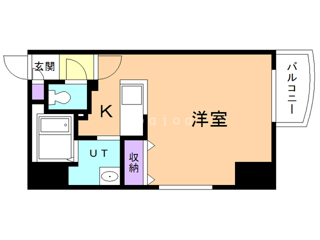 札幌市中央区南二条東のマンションの間取り