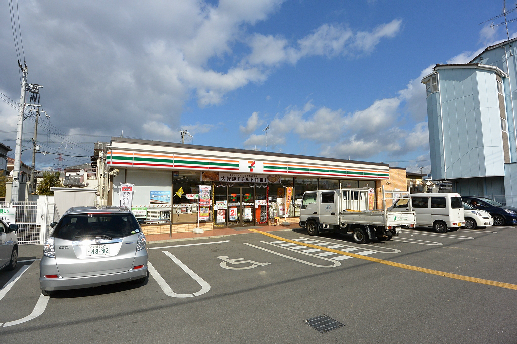 コンビニ　セブンイレブン 枚方東船橋店（コンビニ）まで382m