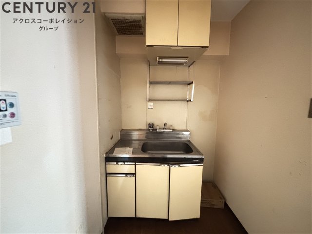 キッチン　ガスコンロ設置可能なキッチン