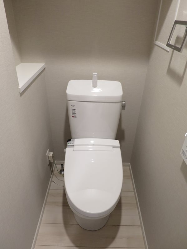 トイレ　ゆったりとした空間のトイレです