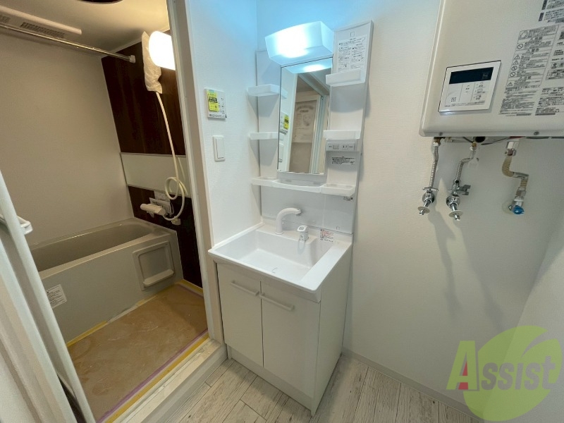 洗面設備　シャンプードレッサーで身支度もラクラクです！