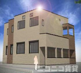 建物外観　建設中のため