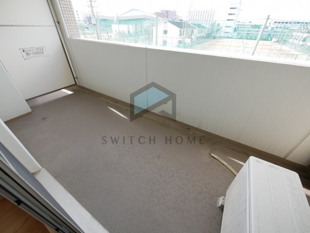 バルコニー　ゆったりとしたバルコニーです