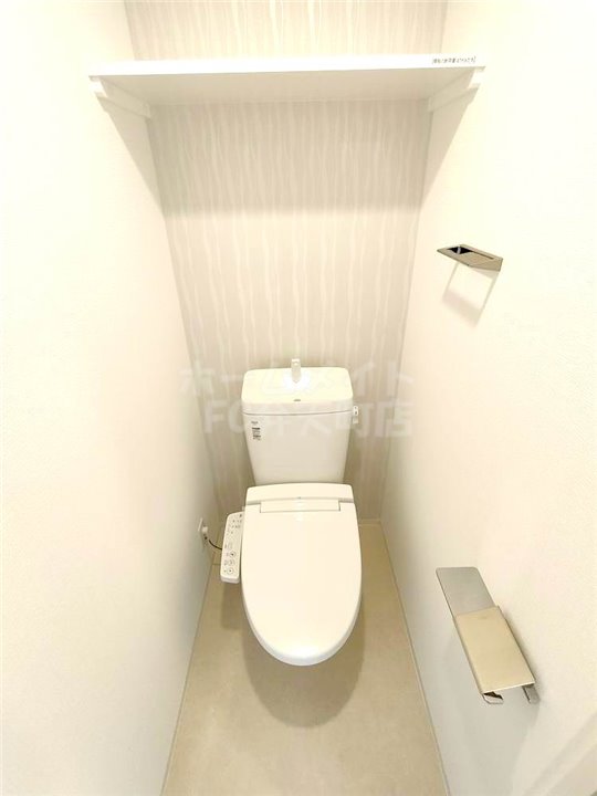 トイレ　ゆったりとした空間のトイレです