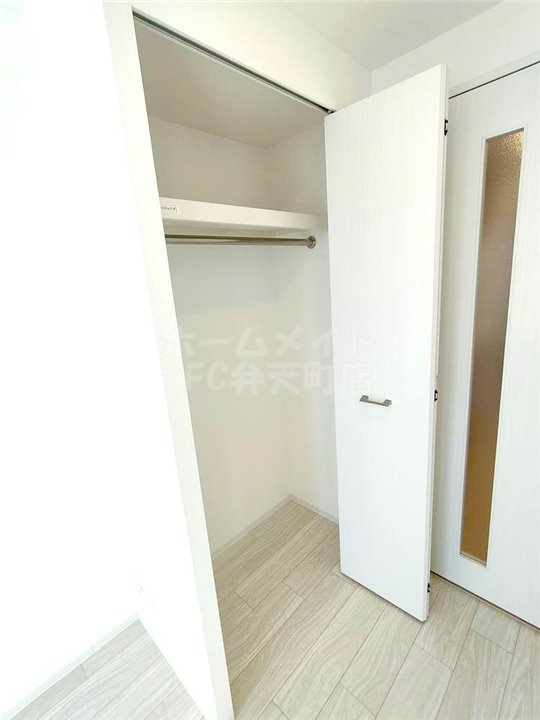 収納　たっぷりとした収納スペースです