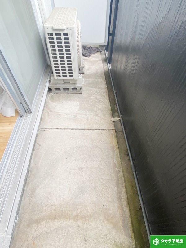 バルコニー　写真は１０４号