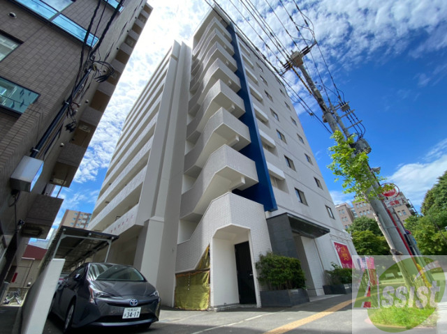 建物外観　札幌市北区北十条西「赤いマンション北大」」