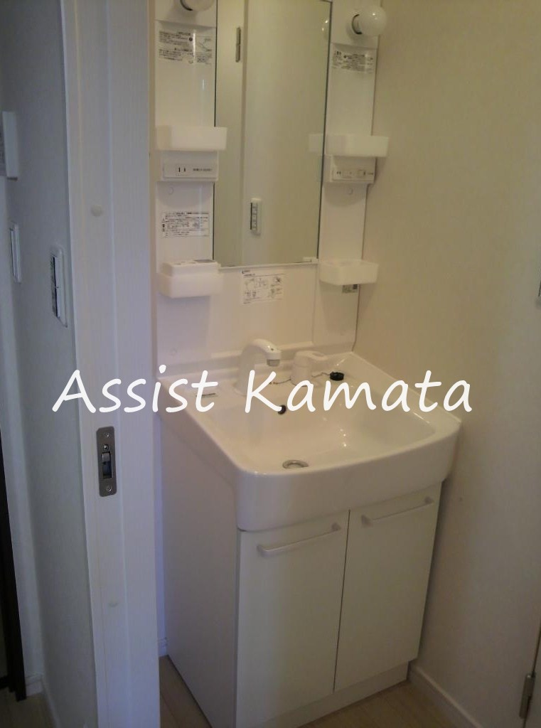 洗面設備　写真は同タイプの別号室です