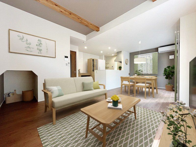 居室・リビング　【家具家電は物件に付帯しません】