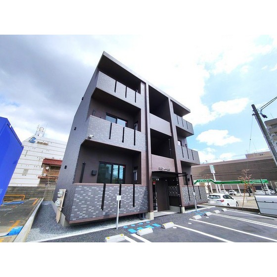 建物外観　２０２６．３月完成の都市ガス新築マンション