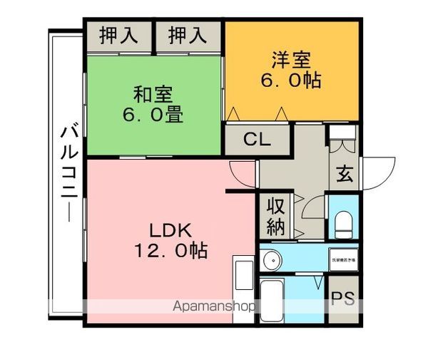 サンすばる21の間取り写真