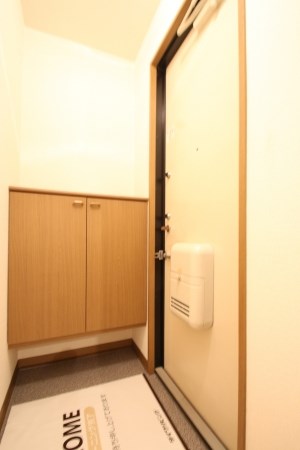 玄関　写真は別号室です。