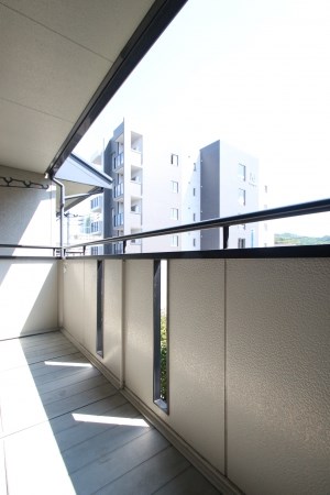 バルコニー　写真は別号室です。