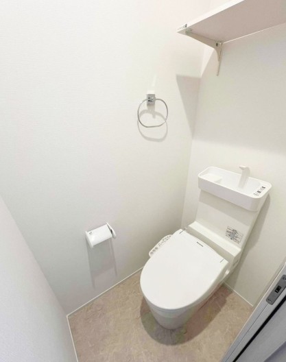 トイレ　ゆったりとした空間のトイレです