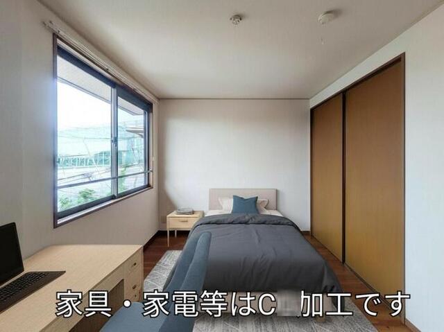 居室・リビング　洋室（家具・家電等はＣＧ加工です）