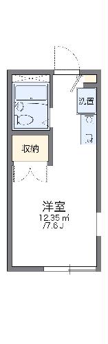 レオパレスこうべ山手の間取り写真
