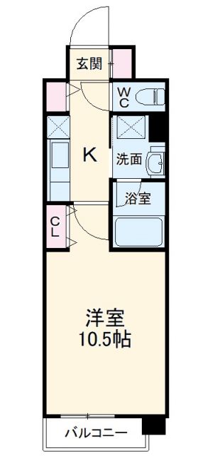 レジデンシア尾頭橋駅前の間取り写真