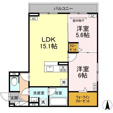 沼津市共栄町分譲賃貸PJの間取り写真