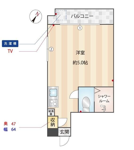 ワコー本駒込マンションの間取り写真