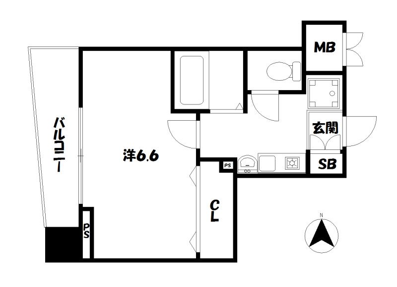 ベラジオ二条城前の間取り写真