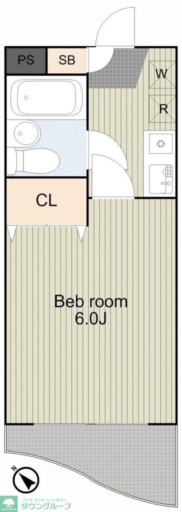 ＪＲ山手線 大塚駅 徒歩7分 3階建 築32年の間取り写真