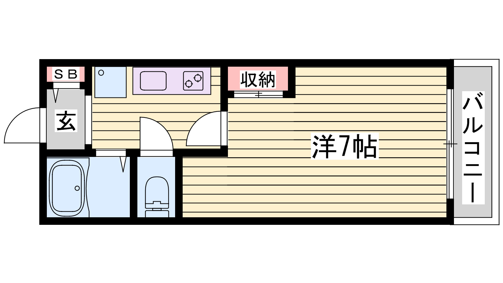 villa cocoの間取り写真