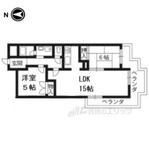 ピアレス円勝寺の間取り写真