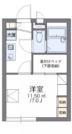 レオパレス歌敷山の間取り写真