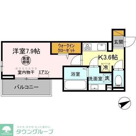 D-ROOM椿森1丁目Cの間取り写真