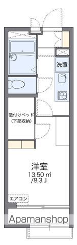 レオパレスボニータドイスの間取り写真