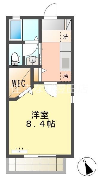 シャーメゾン浄水IIの間取り写真