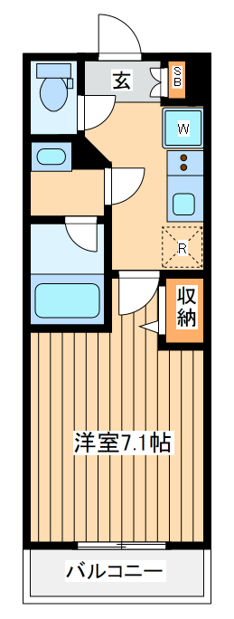 ハイズ コンフロント横濱ベイの間取り写真