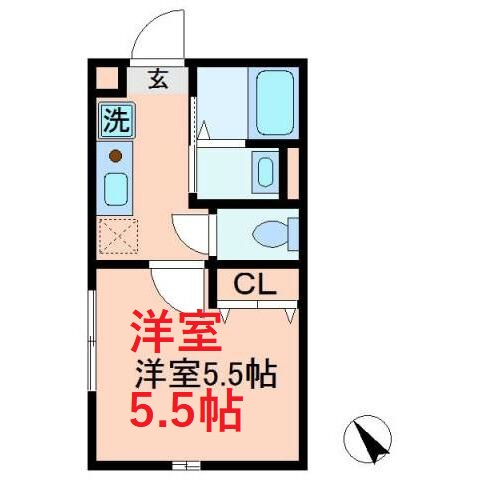 京急本線 京急鶴見駅 徒歩9分 3階建 築11年の間取り写真