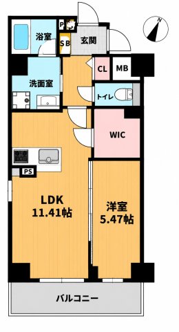 ステラハウス住吉の間取り写真