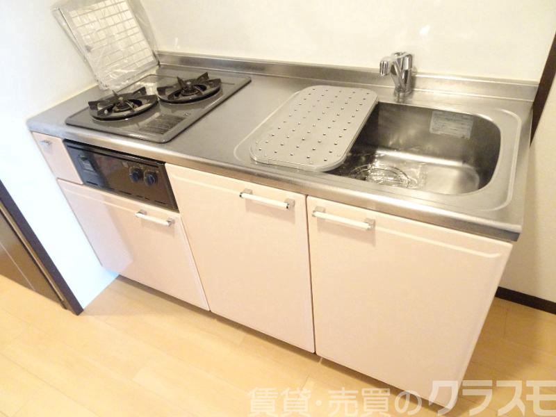 キッチン　２口コンロ付きシステムキッチン♪