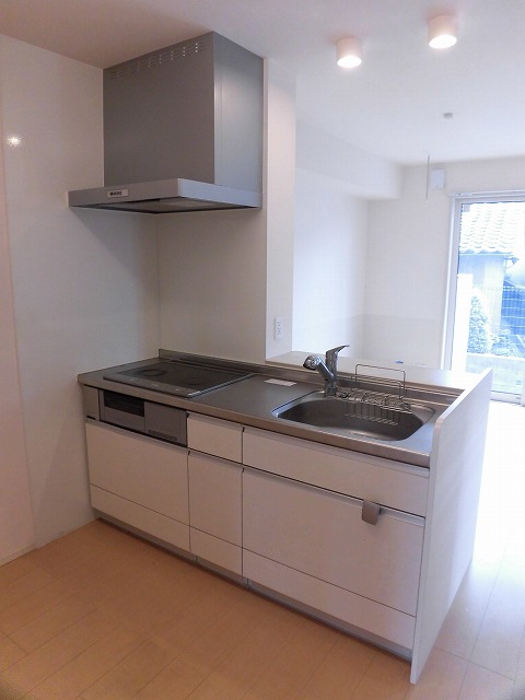 キッチン　IHクッキングヒーター付システムキッチン