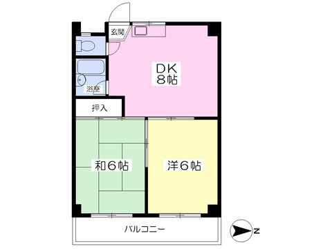 ＫＴハイツの間取り