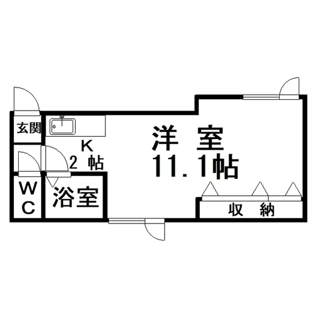 ノースキャピタルＡ・Ｂの間取り