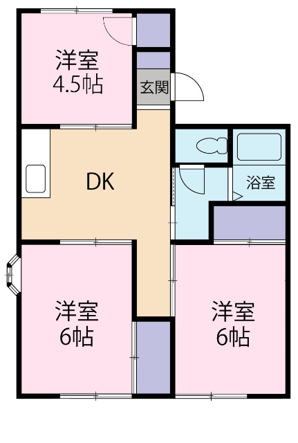 フレグランス中丸の間取り