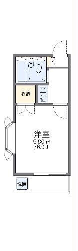 レオパレス東海通第２の間取り