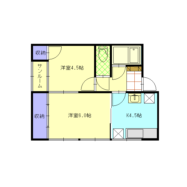 サンシティ入江の間取り