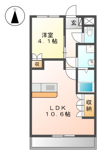 エトワール新在家の間取り