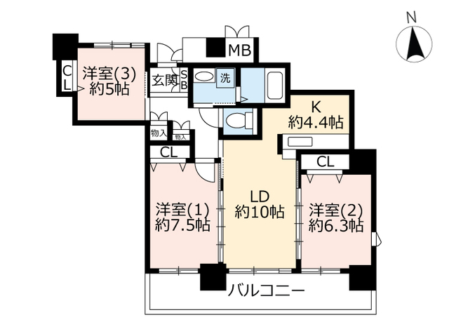 ＵＲアクシオス千種の間取り