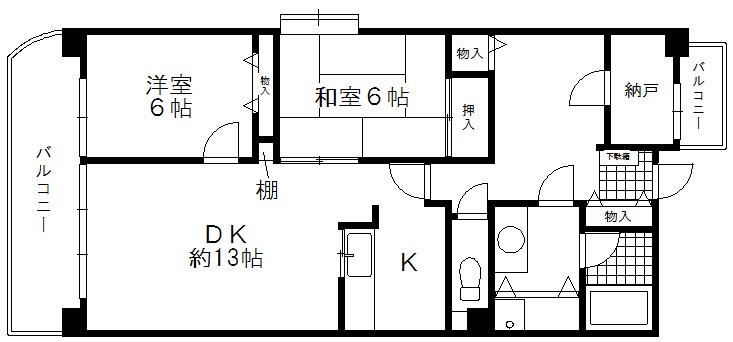 RM2高崎の間取り