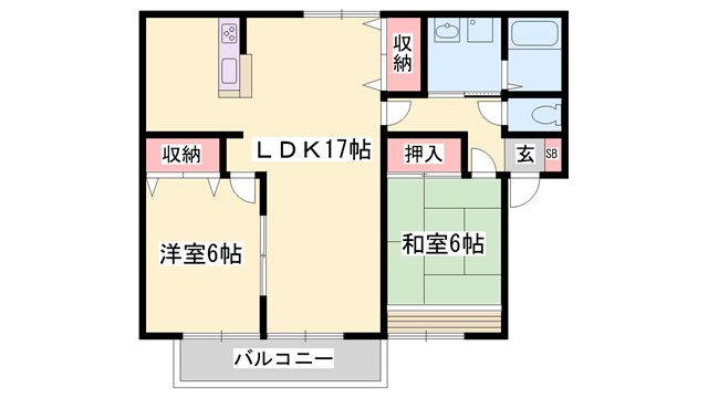 ソレイユの間取り