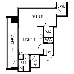 さくらHills NISHIKI Platinum Residenceの間取り