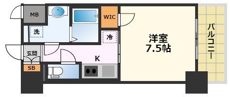 【S-RESIDENCE尾頭橋の間取り】