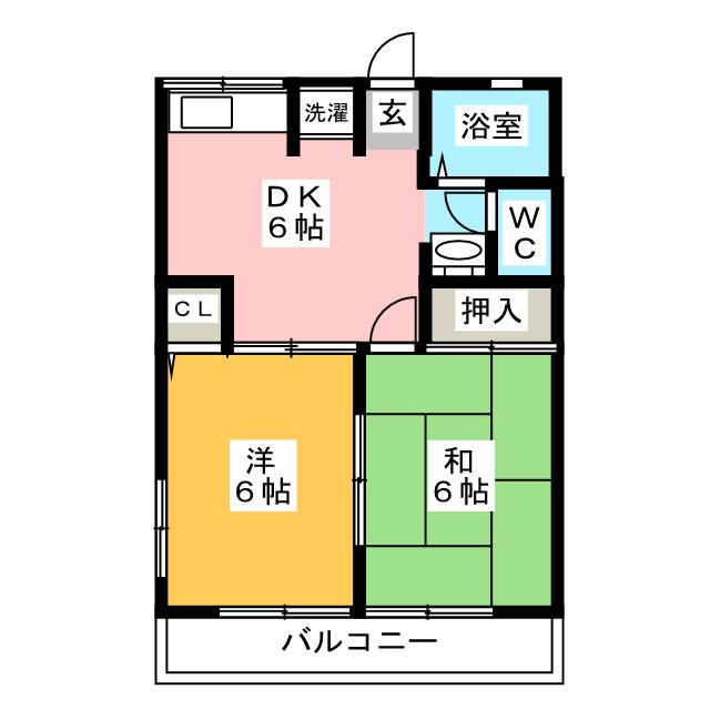 ＹＳタウンＡ棟の間取り